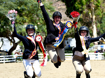 Winners podium image